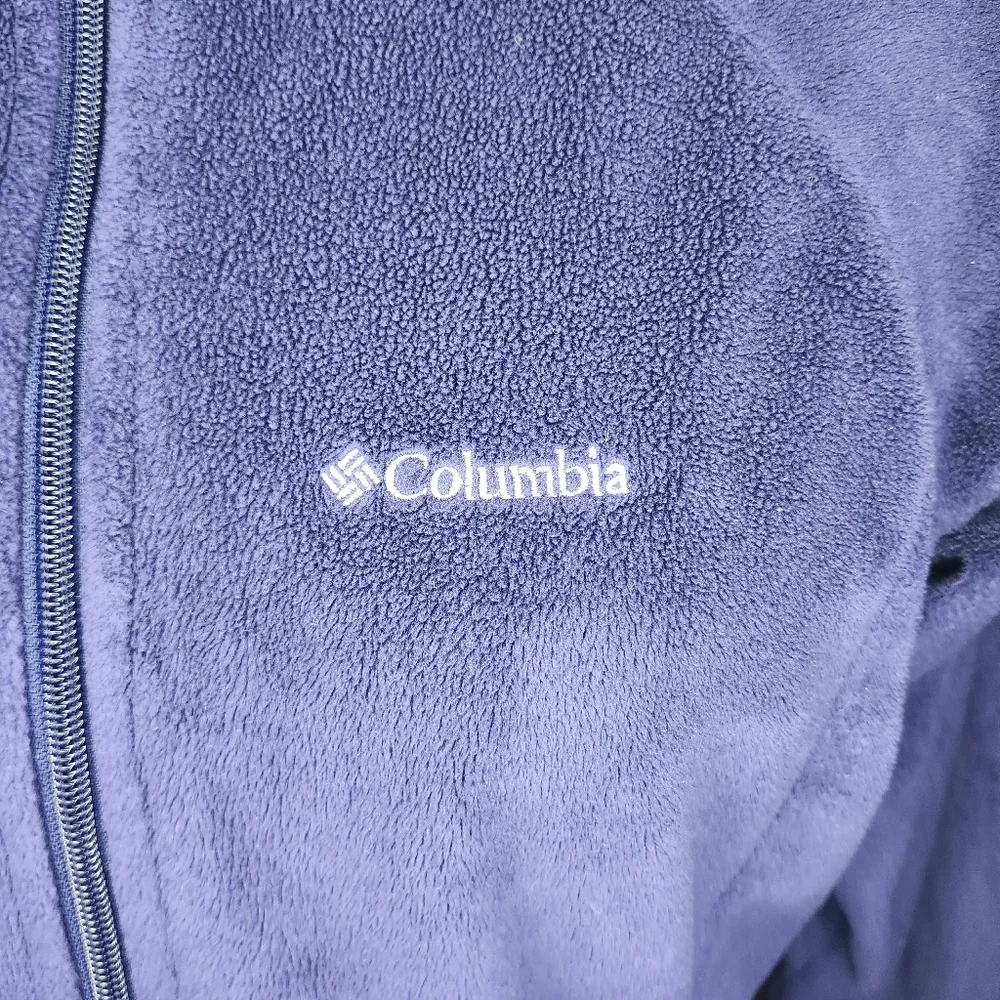 COLUMBIA Purple Zip Up Jacket - Medium - Picture 6 of 6